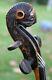 100+ Years Old Lion Head Black Antique Bohemian Violin, Listen To Video