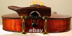 150+ years OLD LION HEAD ANTIQUE BOHEMIAN VIOLIN, Listen to VIDEO