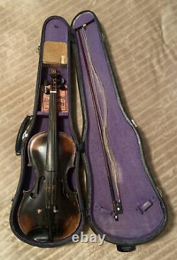 1700-1800s JACOBUS STAINER German Violin 3 Extra Strings Hard Case ENDS 12/1/21