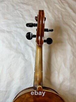 1800's J Haslwanter Violin With Bow In Case