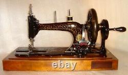 1880 Durkopp Fiddle Base Antique Sewing Machine Good Working Condition Germany