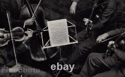 1926/72 Vintage ANDRE KERTESZ Music QUATUOR Cello Violin Paris Photo Art 12x16