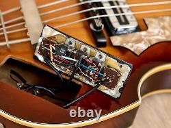1967 Hofner 500/1 Beatle Bass Vintage Violin Bass 100% original with Blade Pickups