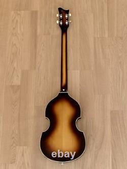 1974 Hofner 500/1 Beatle Bass Vintage Violin Bass Blade Pickups with Case