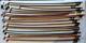 19 Antique Huge Lot Mother Of Pearl Ebony Silver Quality Violin Bows Vtg Parts