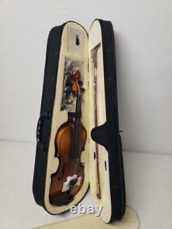 1/2 Natural Acoustic Violin Set + Case+ Bow + Rosin All in 1 BEGINNER SET