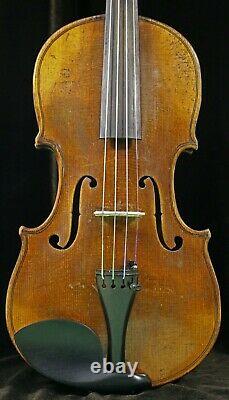 4/4 Full size Antique OLD German HOPF Violin-LISTEN TO THE VIDEO
