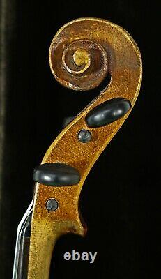 4/4 Full size Antique OLD German HOPF Violin-LISTEN TO THE VIDEO