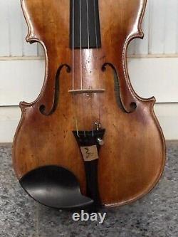 4/4 violin European Flamed maple back spruce top hand carved antique Style No3