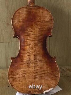 4/4 violin European Flamed maple back spruce top hand carved antique Style No3