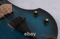 5string 4/4 Electric violin Big Jack Nice sound Solid wood Violin Case Bow #EV19