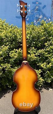 9.9news hofner 70's style Ignition club Violin bass Sunset color