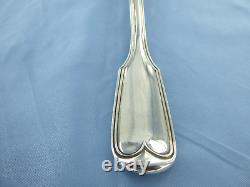 An Antique Sterling Silver Fiddle Thread Dinner Fork, London 1845