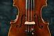 An Old Antique Vintage Violin With Label Of Stradivarius. Listen The Sound Sample