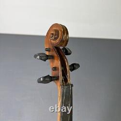 Antique 1800's Wooden Violin 4x4 Instrument 22 Hand Made VTG