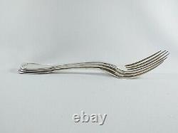 Antique 1835 Set of 3 French Sterling 950 Silver Dinner Forks Fiddle & Thread