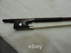 Antique A. Renz. Dresden Violin Bow 4/4 3/4 52.9g 28 7/8 Germany Vintage