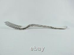 Antique Georgian 1836 Pair Sterling Silver Fiddle Back Entree Forks Mary Chawner