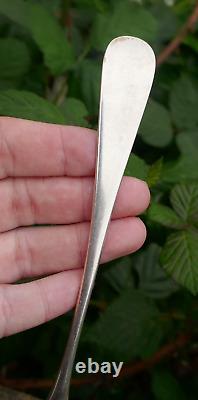 Antique Georgian Dated 1797 Sterling Silver Table / Serving Spoon