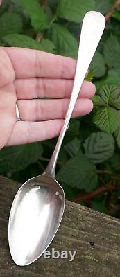 Antique Georgian Dated 1797 Sterling Silver Table / Serving Spoon