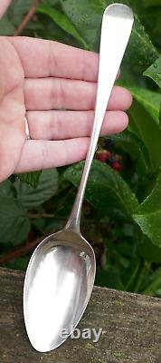 Antique Georgian Dated 1797 Sterling Silver Table / Serving Spoon