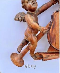 Antique LouisXVI Style Carved Boiserie Trophy Violin