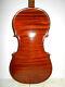 Antique Old Vintage American 1 Pc Curly Maple Back Full Size Violin Nr