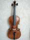 Antique Old Vintage Violin Fiddle Full Size 4/4 Stamped Stainer