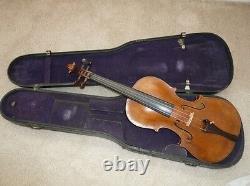 Antique Old Vintage Violin Fiddle full size 4/4 stamped STAINER