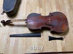 Antique Replica Stradiunarius (Labeled) withGSB Coffin Case and Bow