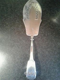 Antique Solid Sterling Silver Fish Slice London 1822
