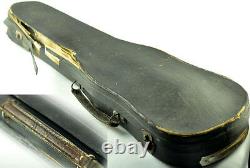 Antique Stradivarius 1717 Violin With Case 1/4 Bulgarian Copy Old VTG