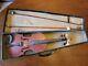 Antique Unbranded Violin & Two Bows For Repair