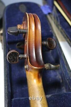 Antique/VTG Lifton Violin Case with violin and bow