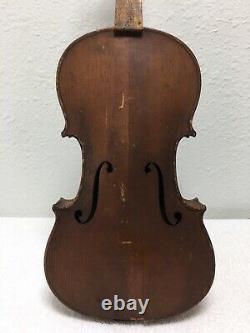 Antique Vintage Conservatory Violin for Parts or Repair Restoration