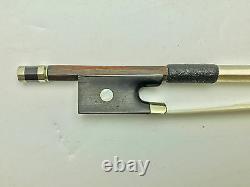 Antique Vintage Fine Old French Violin Bow by Prosper Colas 1880 Refresh RNC0110