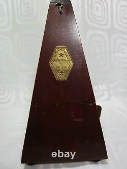 Antique Vintage French Metronome Paquet de Maelzel Wooden Works