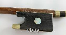 Antique Vintage German Bausch Stamped Violin Viola Fiddle Bow