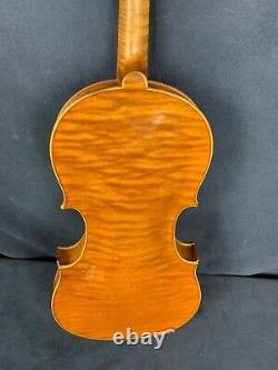 Antique/Vintage Nicolaus Amatus Labeled 4/4 Violin. Good Condition