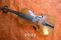 Antique, Vintage, Old Czechoslovakian Violin, 4/4