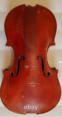 Antique, Vintage, Old French Violin labeled Aldric #5