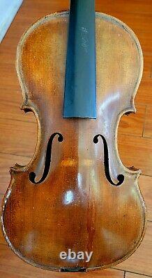 Antique, Vintage, Old German Violin labeled Antonio Stradivarius #8