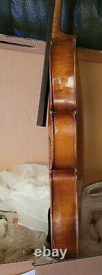 Antique, Vintage, Old Possibly French Violin label Sylvestre Macoutel 1940s #11