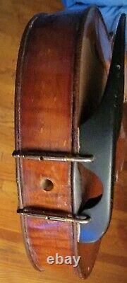 Antique, Vintage, Old Possibly French Violin label Sylvestre Macoutel 1940s #11