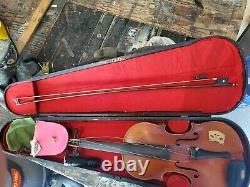Antique Violin 4/4 W. H. Williams bow De Jaque bridge France