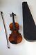 Antique Violin, Bow Marked Tourte, Made In Saxony, And Case