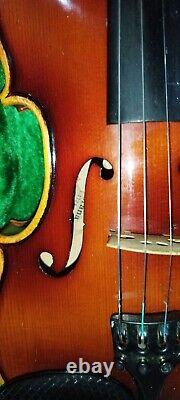 Antique Violin Vintage German Made Violin Copy Of 1724 Franciso Morana In Case