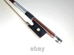 Antique full size 4/4 violin bow quality round stick pernambuco vintage 64g