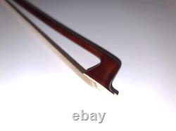 Antique full size 4/4 violin bow quality round stick pernambuco vintage 64g