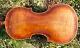 Antique Vintage 4/4 Violin Labeled Erasmus Schiefler 1855 For Repair/restoration